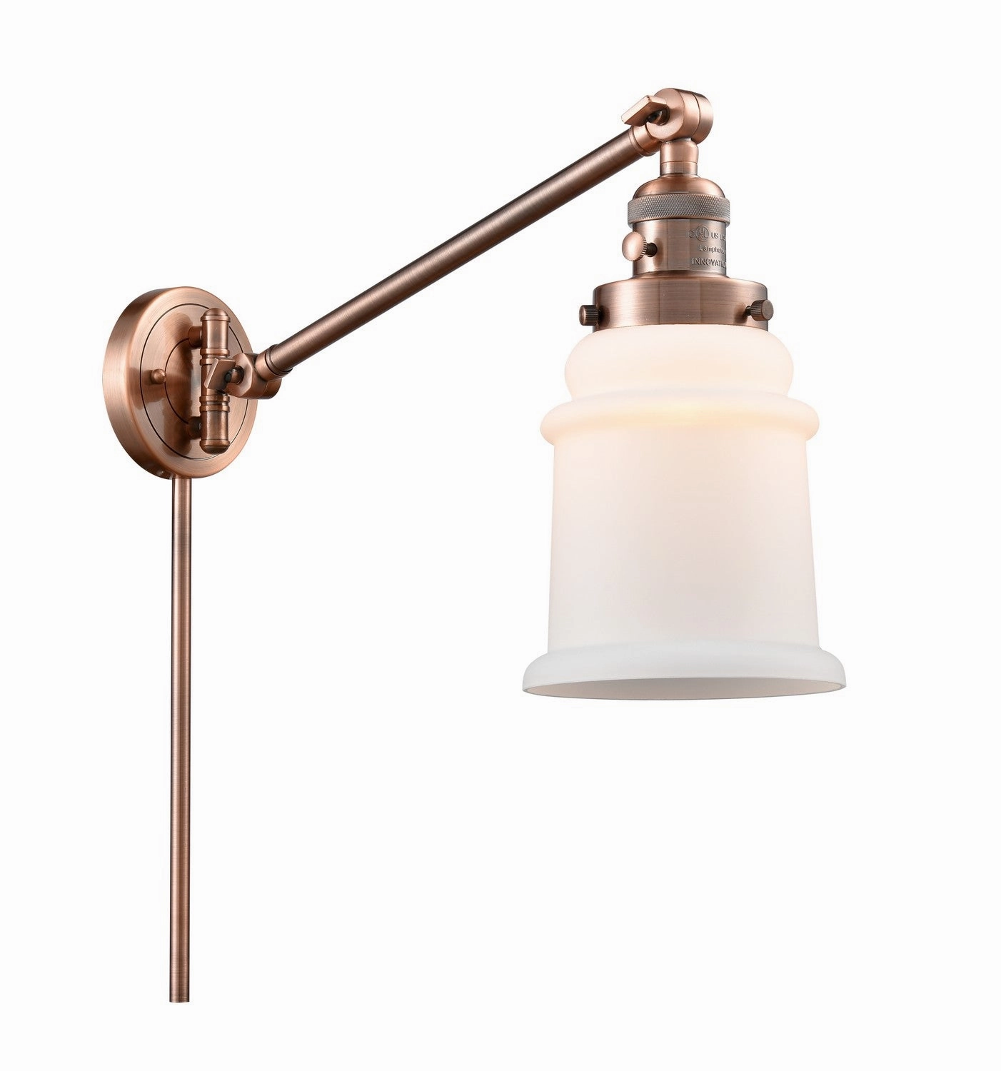 Franklin Restoration LED Swing Arm Lamp Antique Copper Best Wall Lights online store