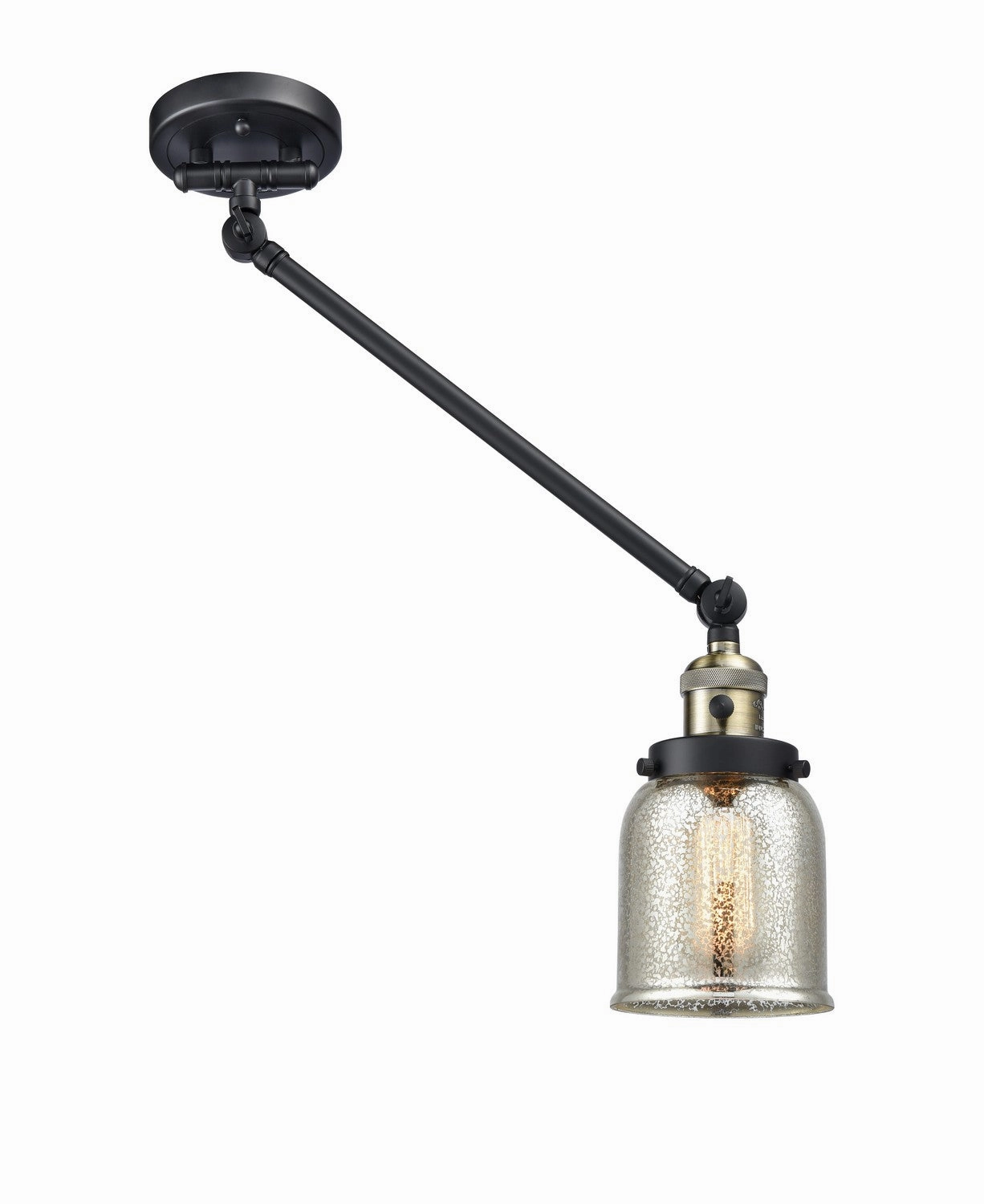 Franklin Restoration LED Swing Arm Lamp Black Antique Brass Wall Lights up to 70% off