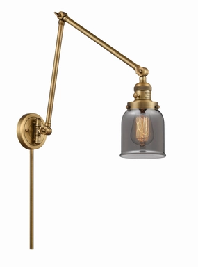 Franklin Restoration LED Swing Arm Lamp Brushed Brass Wall Lights for decor discount