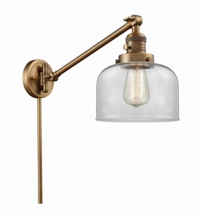 Franklin Restoration LED Swing Arm Lamp Brushed Brass Best Wall Lights online store