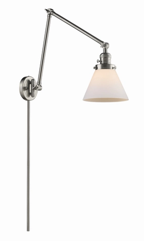 Franklin Restoration LED Swing Arm Lamp Brushed Satin Nickel Wall Lights for decor discount