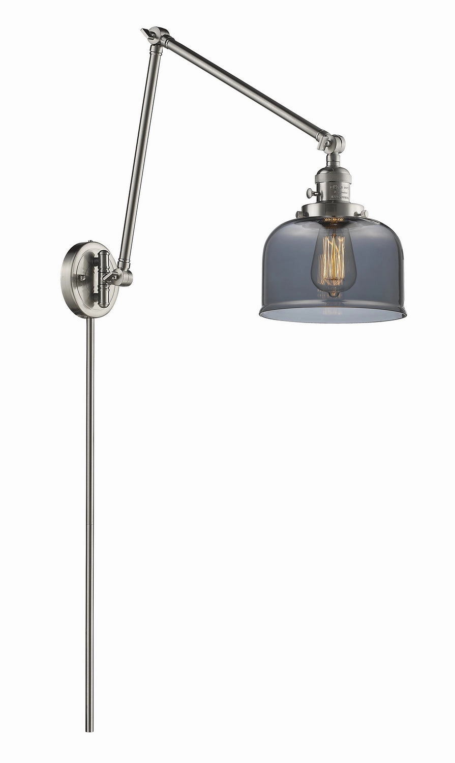 Franklin Restoration LED Swing Arm Lamp Brushed Satin Nickel Wall Lights for decor discount