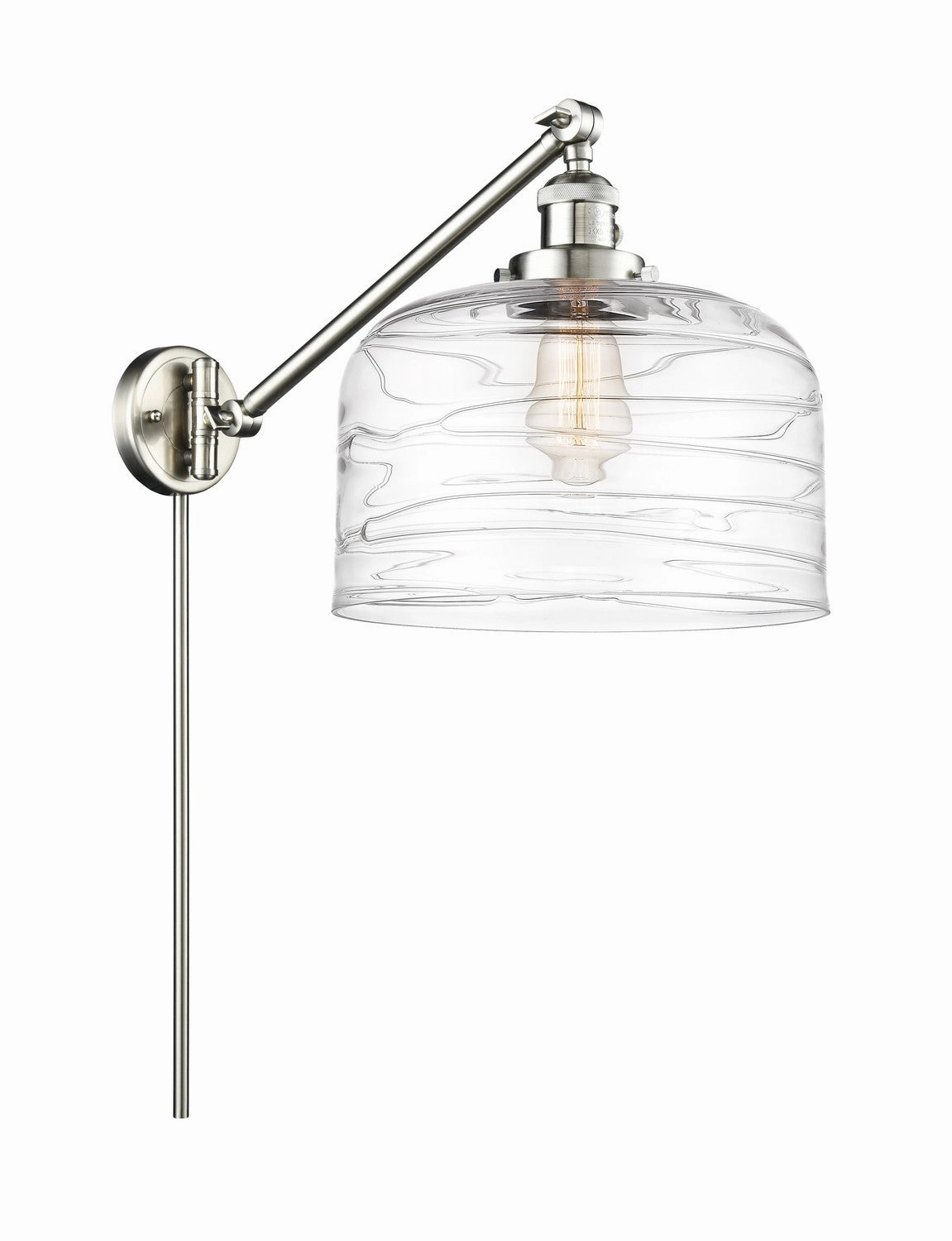 Franklin Restoration LED Swing Arm Lamp Brushed Satin Nickel Wall Lights for decor discount