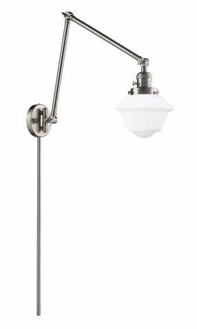 Franklin Restoration LED Swing Arm Lamp Brushed Satin Nickel Wall Lights for decor discount