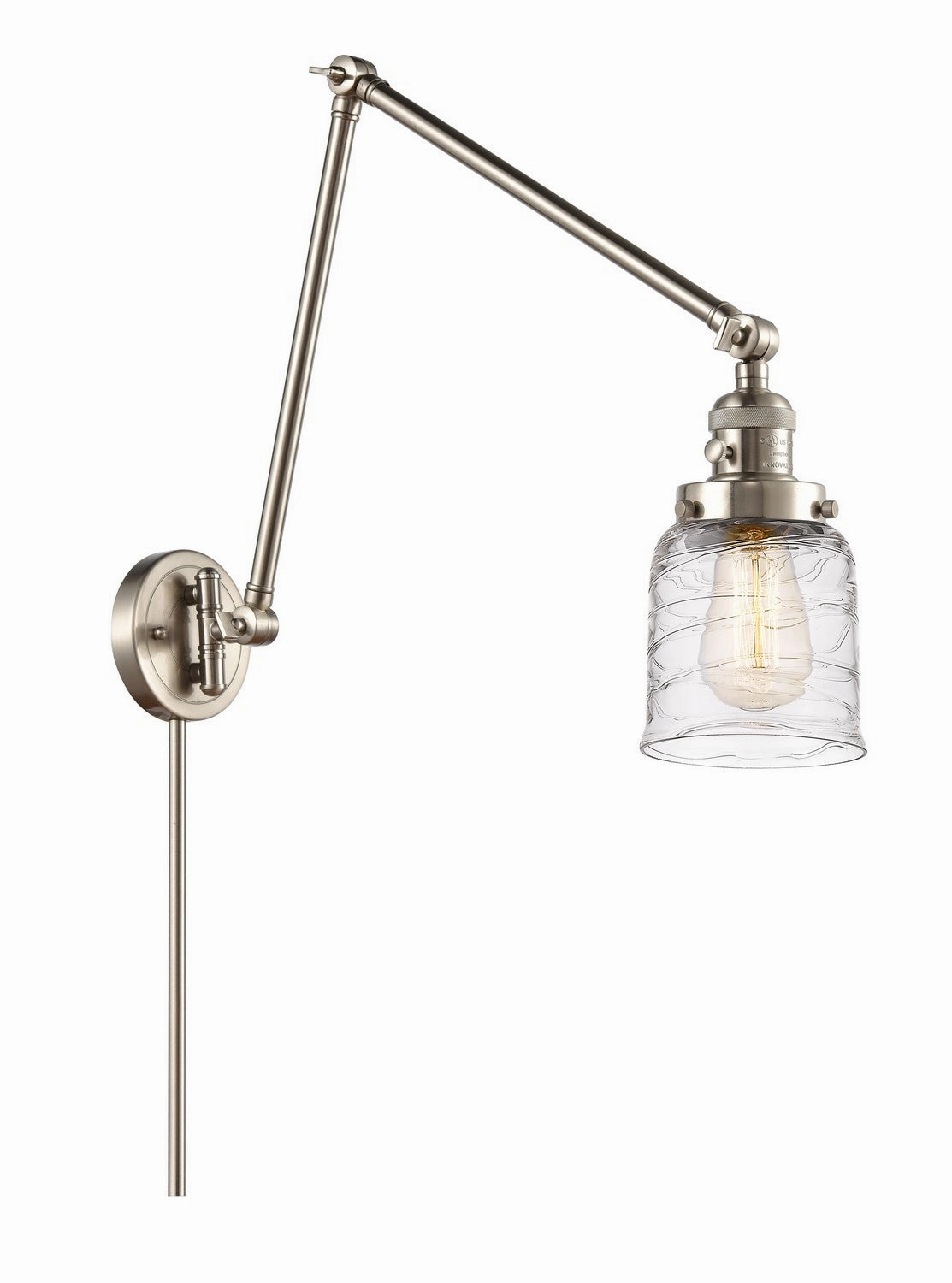 Franklin Restoration LED Swing Arm Lamp Brushed Satin Nickel Wall Lights for decor discount