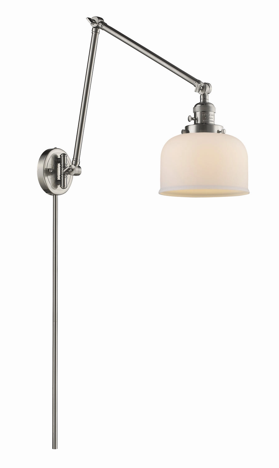 Franklin Restoration LED Swing Arm Lamp Brushed Satin Nickel Wall Lights for decor discount