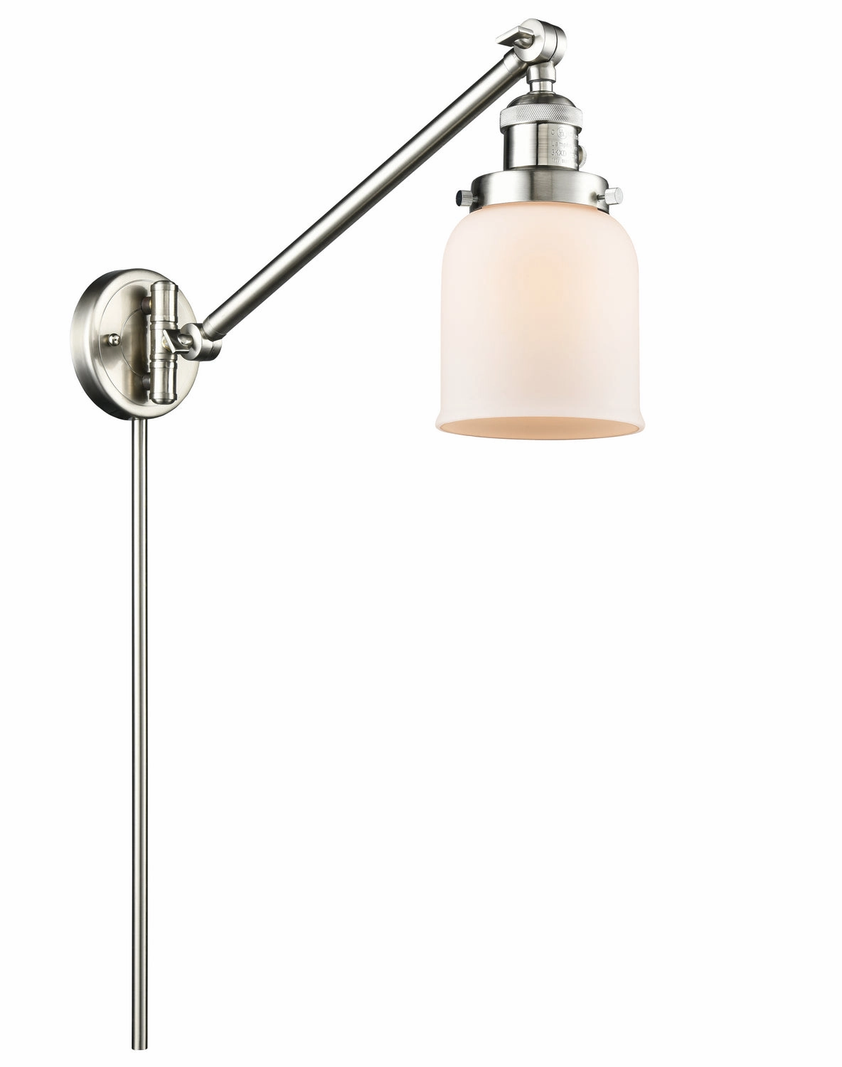 Franklin Restoration LED Swing Arm Lamp Brushed Satin Nickel Best Wall Lights online store