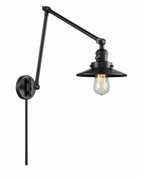 Franklin Restoration LED Swing Arm Lamp Matte Black Wall Lights for decor discount