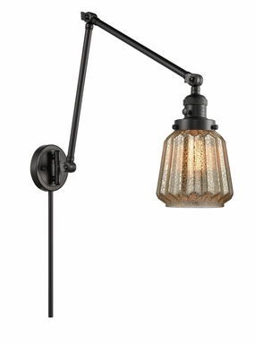 Franklin Restoration LED Swing Arm Lamp Matte Black Wall Lights for decor discount