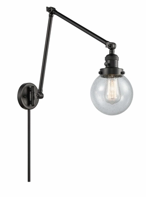 Franklin Restoration LED Swing Arm Lamp Matte Black Wall Lights for decor discount