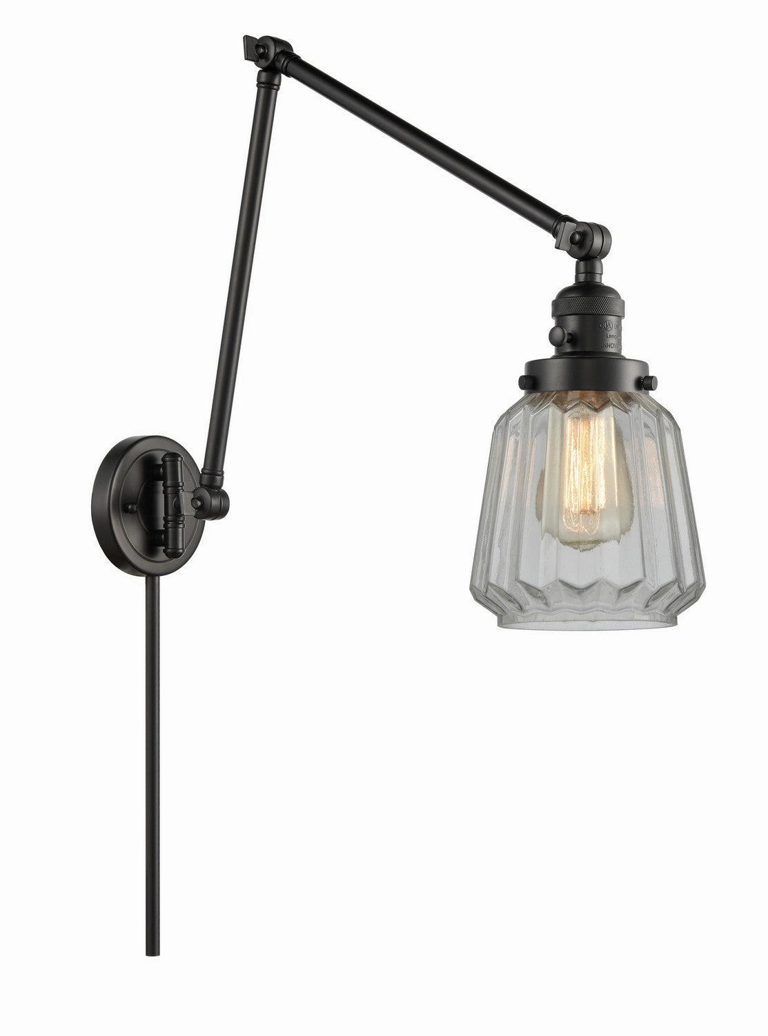 Franklin Restoration LED Swing Arm Lamp Matte Black Wall Lights for decor discount