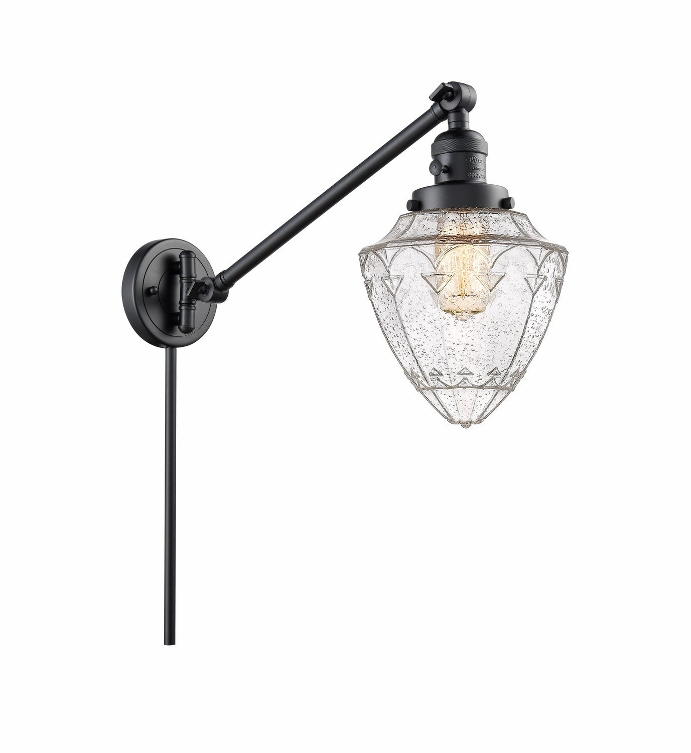 Franklin Restoration LED Swing Arm Lamp Matte Black Best Wall Lights online store