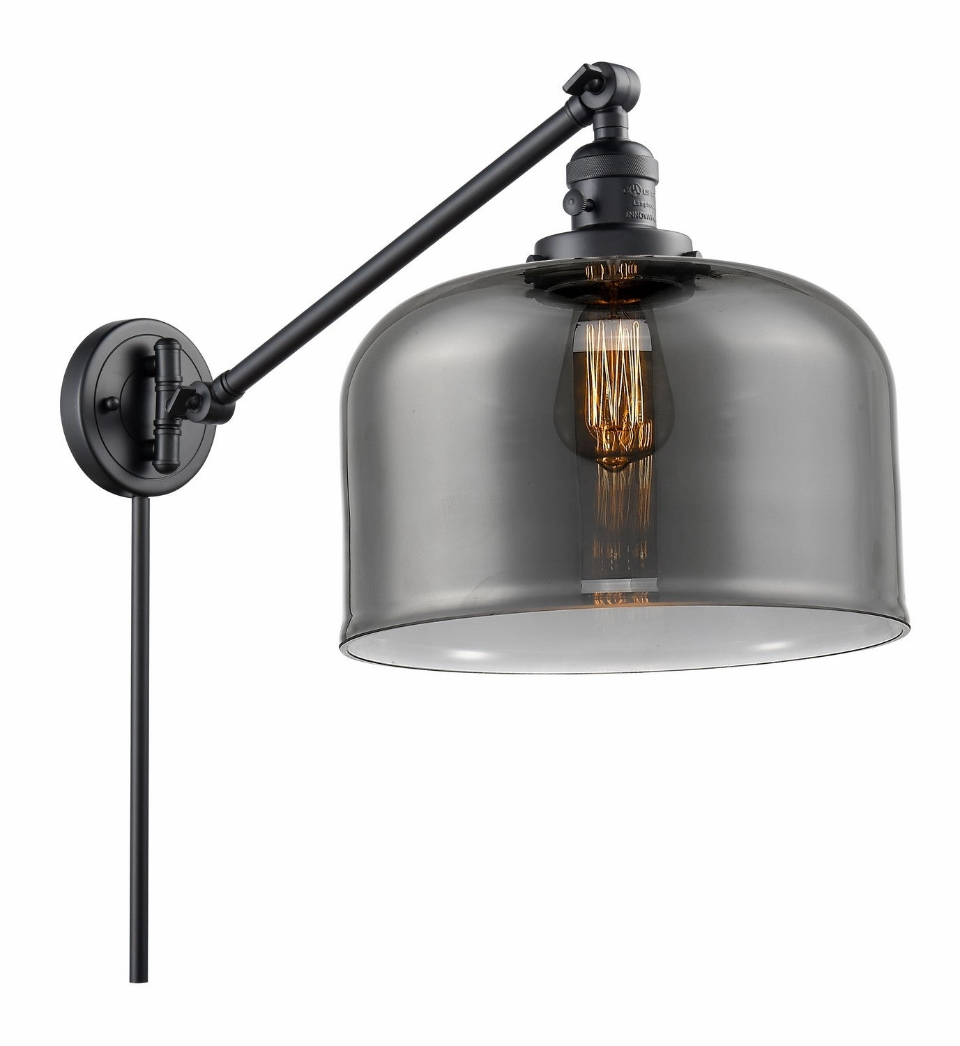 Franklin Restoration LED Swing Arm Lamp Matte Black Best Wall Lights online store