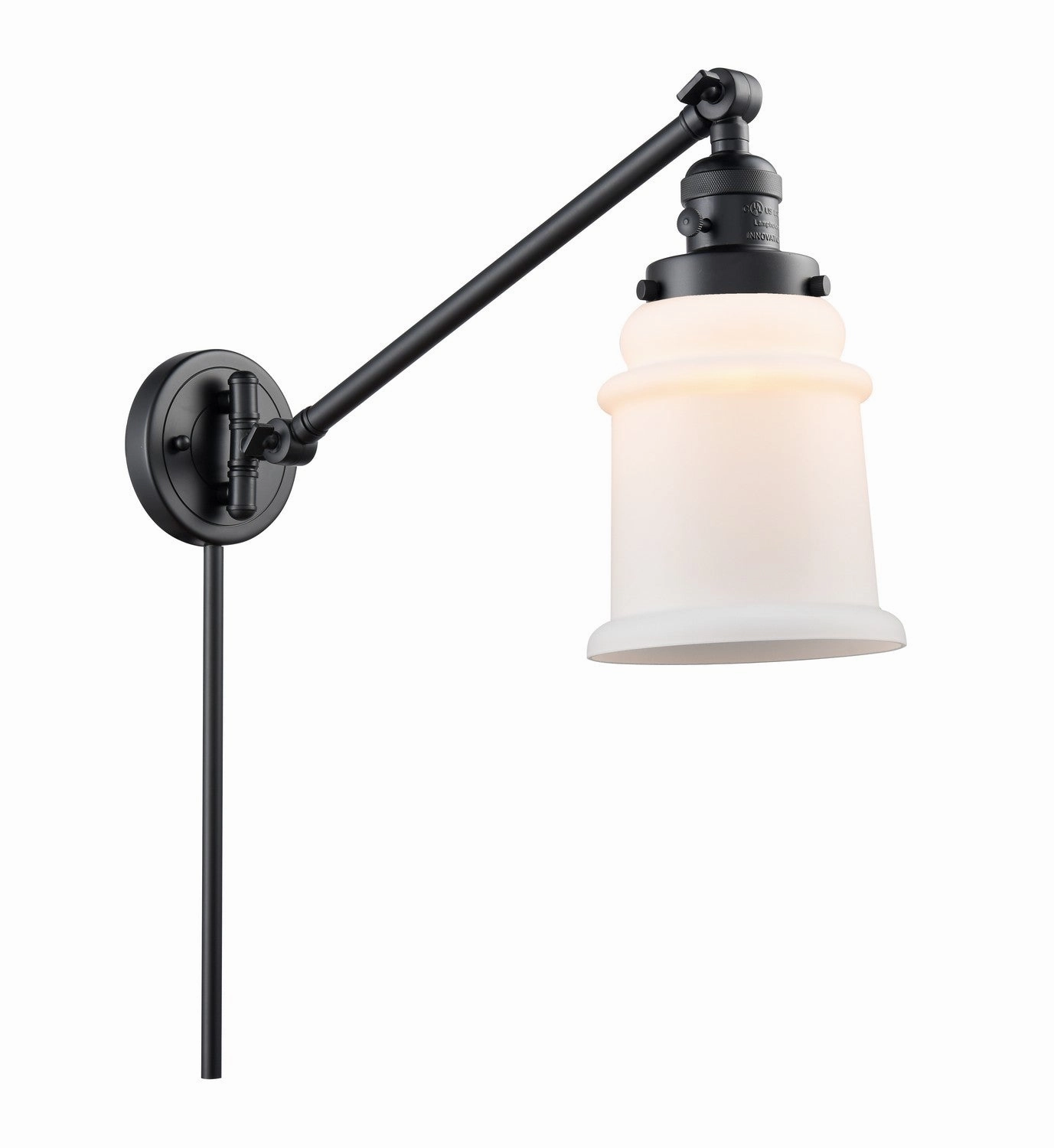 Franklin Restoration LED Swing Arm Lamp Matte Black Best Wall Lights online store