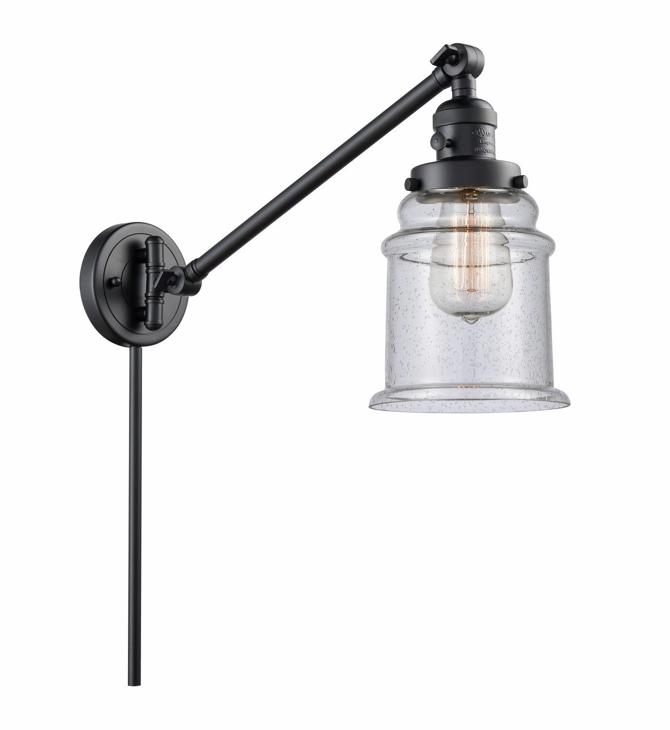 Franklin Restoration LED Swing Arm Lamp Matte Black Best Wall Lights online store