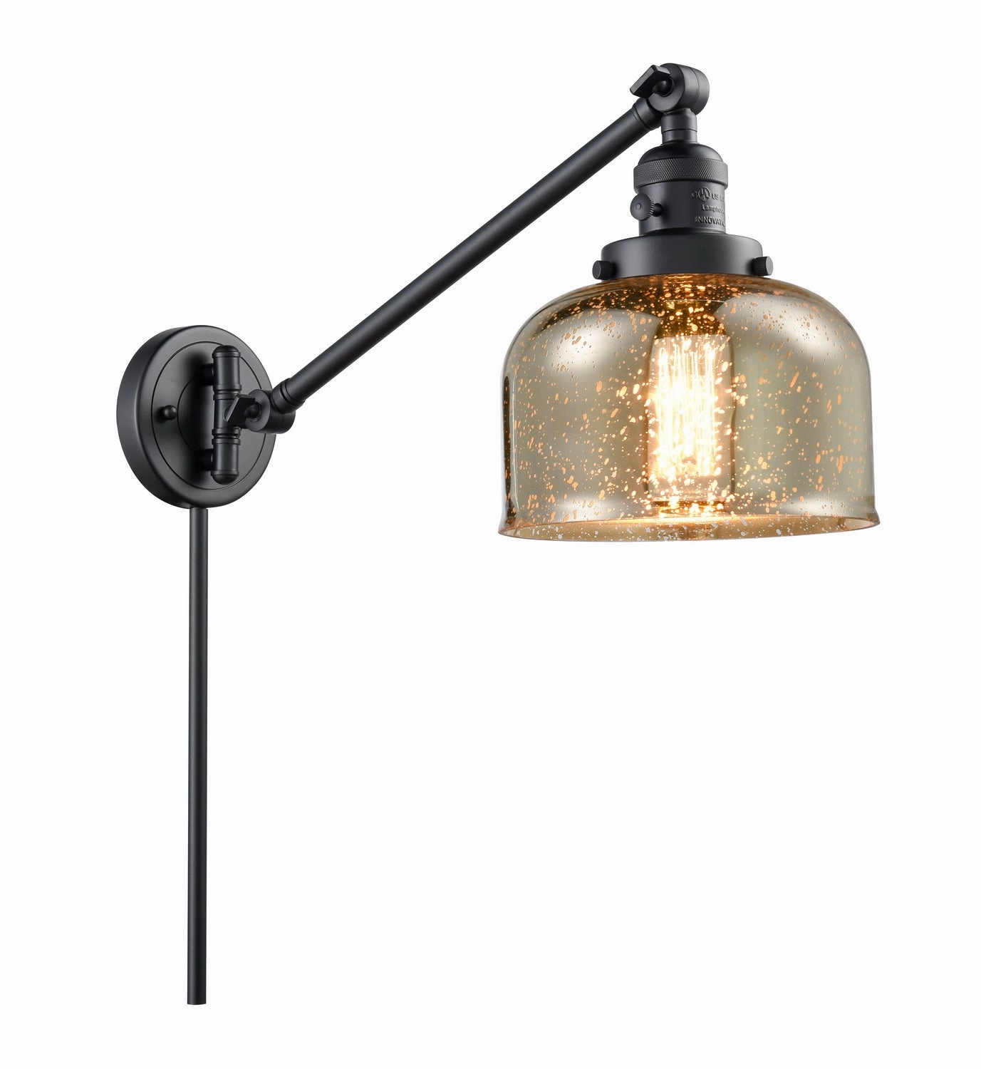 Franklin Restoration LED Swing Arm Lamp Matte Black Best Wall Lights online store