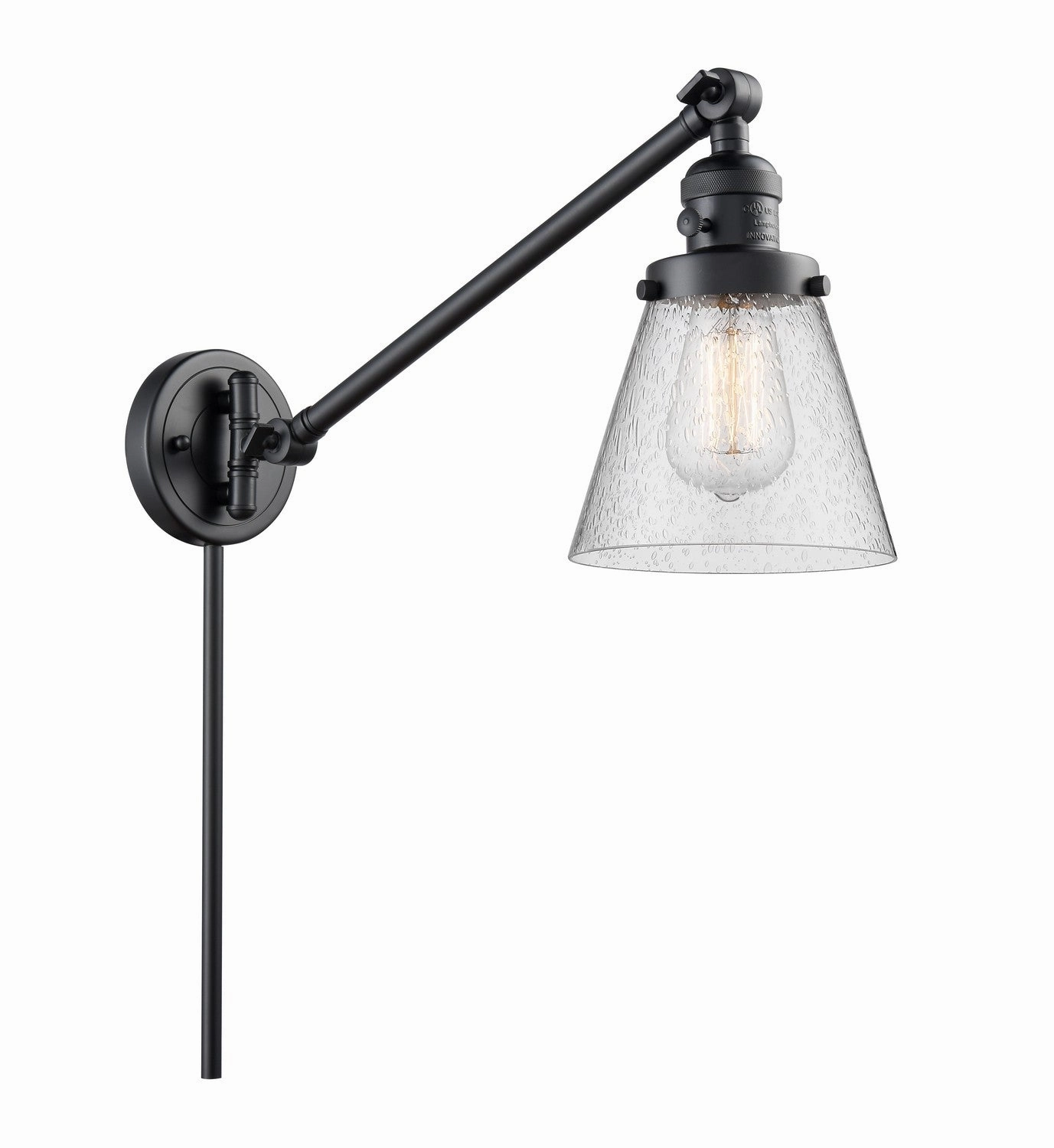 Franklin Restoration LED Swing Arm Lamp Matte Black Best Wall Lights online store