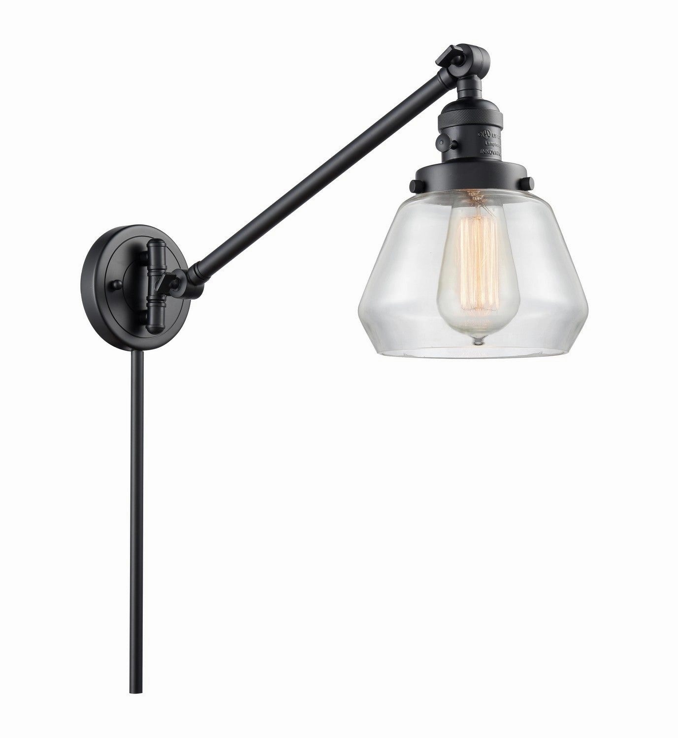 Franklin Restoration LED Swing Arm Lamp Matte Black Best Wall Lights online store