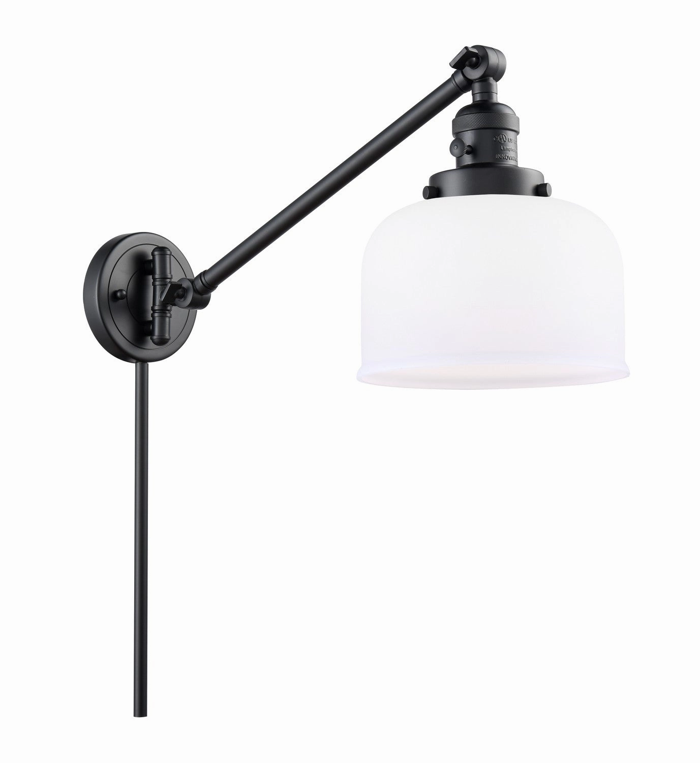 Franklin Restoration LED Swing Arm Lamp Matte Black Best Wall Lights online store