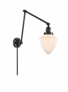 Franklin Restoration LED Swing Arm Lamp Oil Rubbed Bronze Wall Lights for decor discount