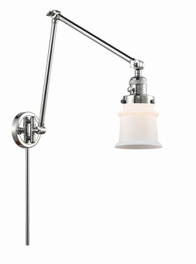 Franklin Restoration LED Swing Arm Lamp Polished Chrome Wall Lights for decor discount