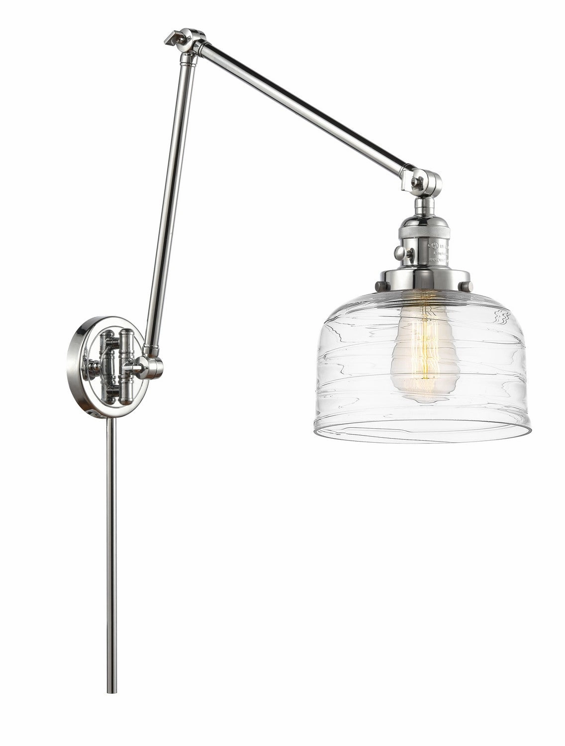 Franklin Restoration LED Swing Arm Lamp Polished Chrome Wall Lights for decor discount