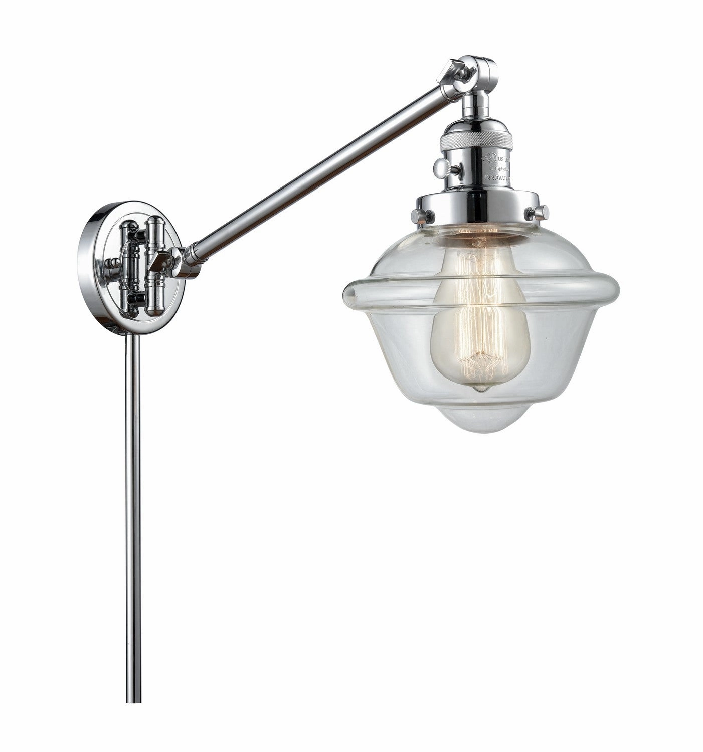 Franklin Restoration LED Swing Arm Lamp Polished Chrome Best Wall Lights online store
