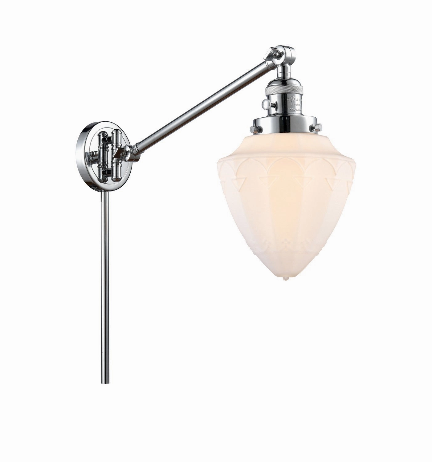 Franklin Restoration LED Swing Arm Lamp Polished Chrome Best Wall Lights online store