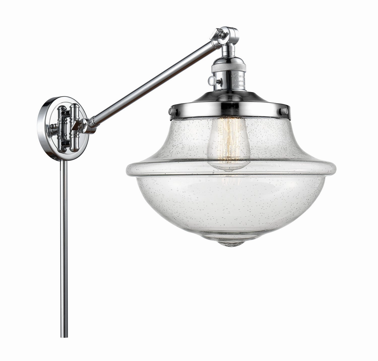 Franklin Restoration LED Swing Arm Lamp Polished Chrome Best Wall Lights online store
