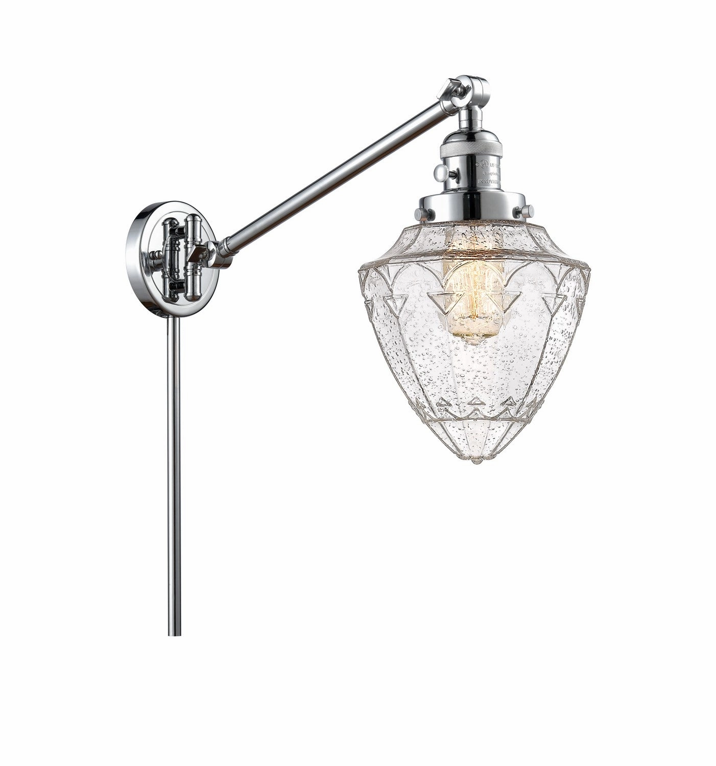 Franklin Restoration LED Swing Arm Lamp Polished Chrome Best Wall Lights online store