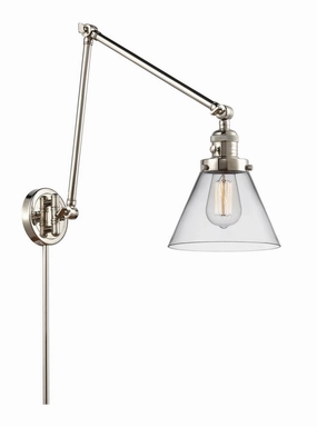 Franklin Restoration LED Swing Arm Lamp Polished Nickel Wall Lights for decor discount