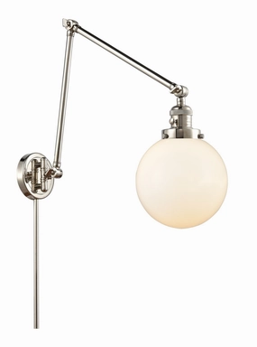 Franklin Restoration LED Swing Arm Lamp Polished Nickel Wall Lights for decor discount