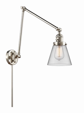 Franklin Restoration LED Swing Arm Lamp Polished Nickel Wall Lights for decor discount
