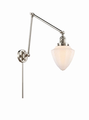 Franklin Restoration LED Swing Arm Lamp Polished Nickel Wall Lights for decor discount