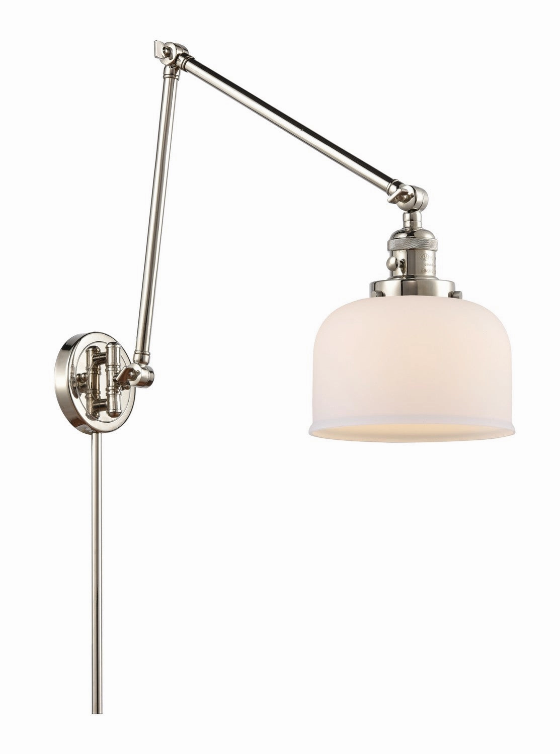 Franklin Restoration LED Swing Arm Lamp Polished Nickel Wall Lights for decor discount