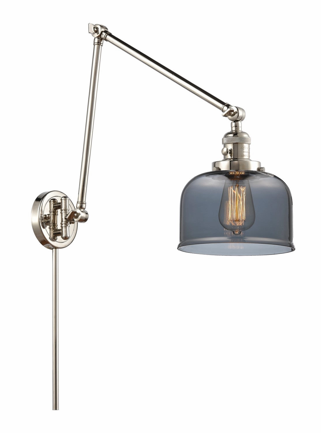 Franklin Restoration LED Swing Arm Lamp Polished Nickel Wall Lights for decor discount