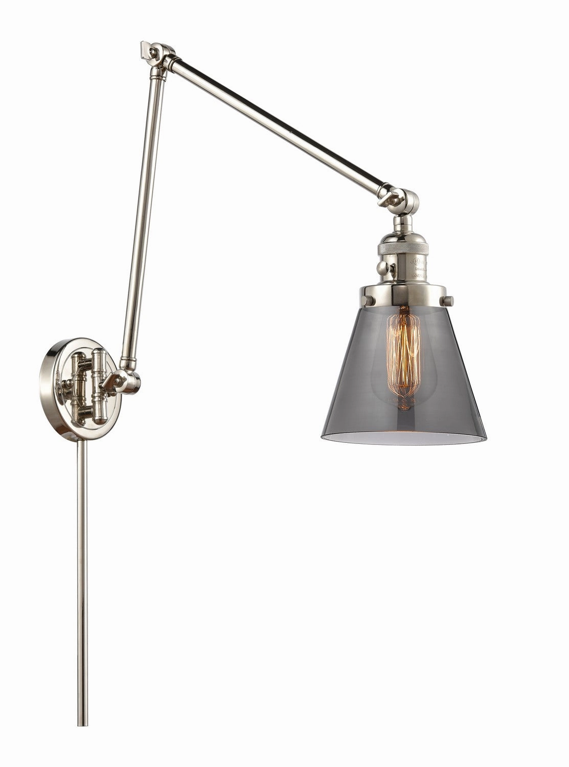 Franklin Restoration LED Swing Arm Lamp Polished Nickel Wall Lights for decor discount