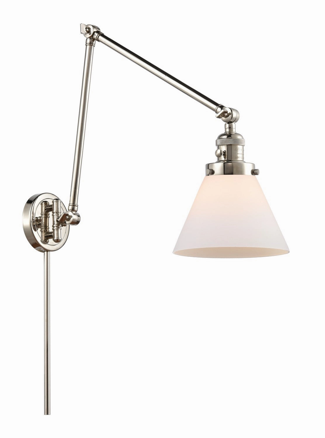 Franklin Restoration LED Swing Arm Lamp Polished Nickel Wall Lights for decor discount