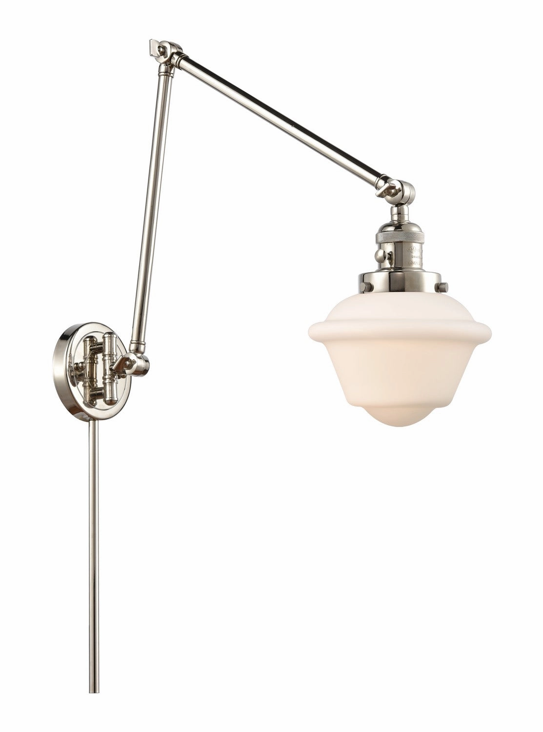 Franklin Restoration LED Swing Arm Lamp Polished Nickel Wall Lights for decor discount