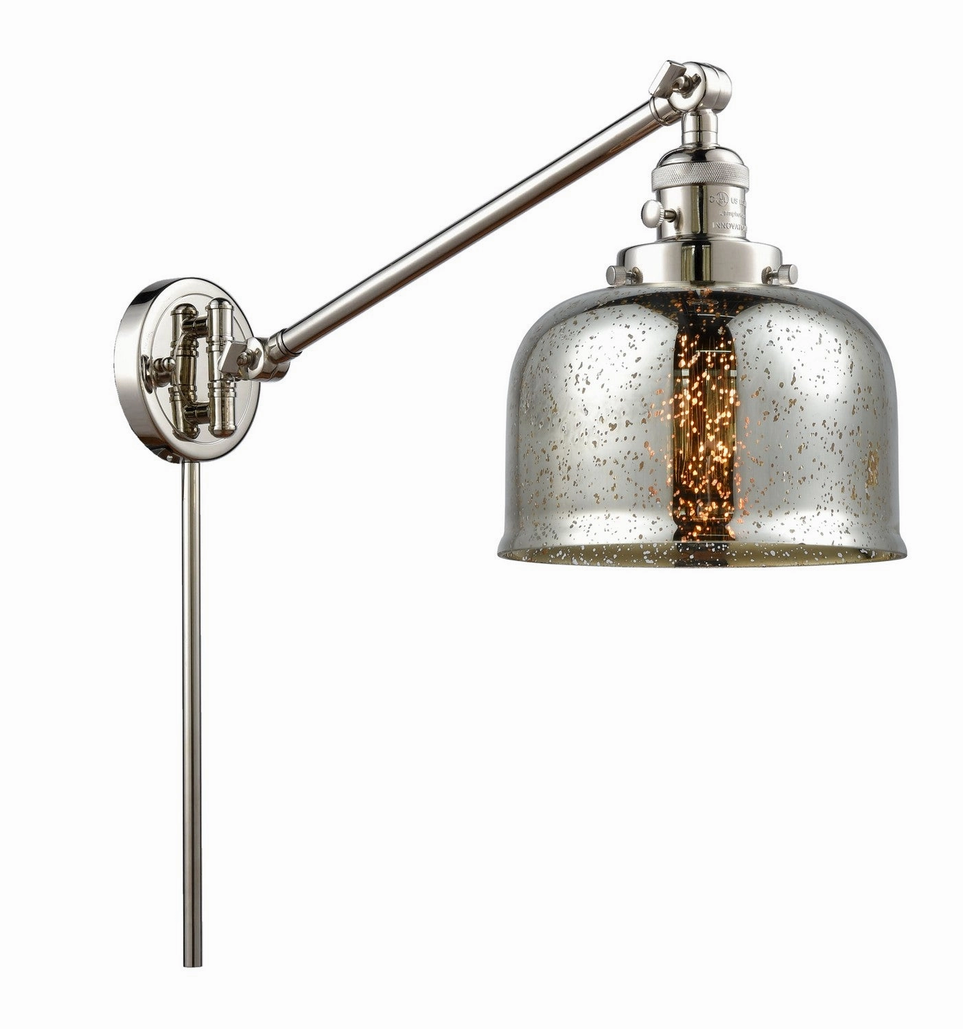 Franklin Restoration LED Swing Arm Lamp Polished Nickel Best Wall Lights online store