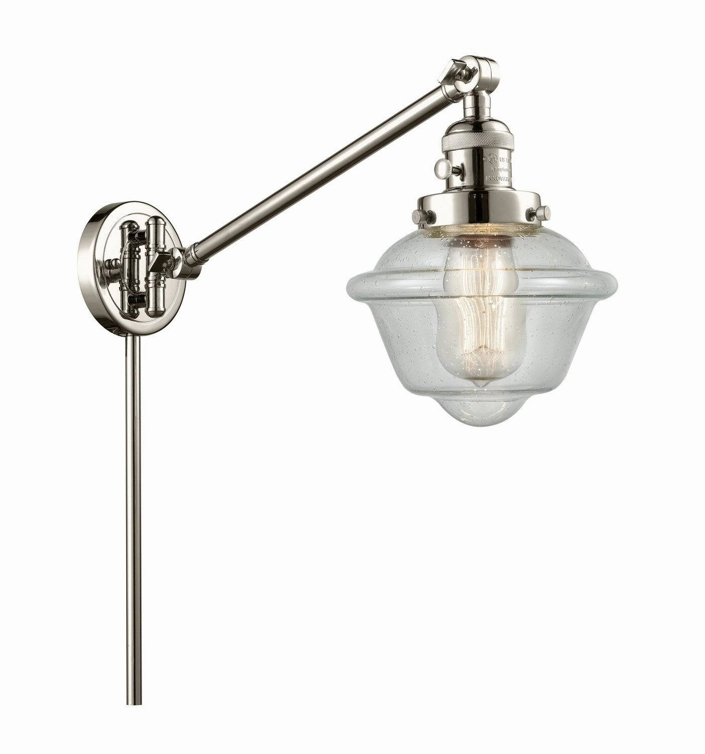 Franklin Restoration LED Swing Arm Lamp Polished Nickel Best Wall Lights online store