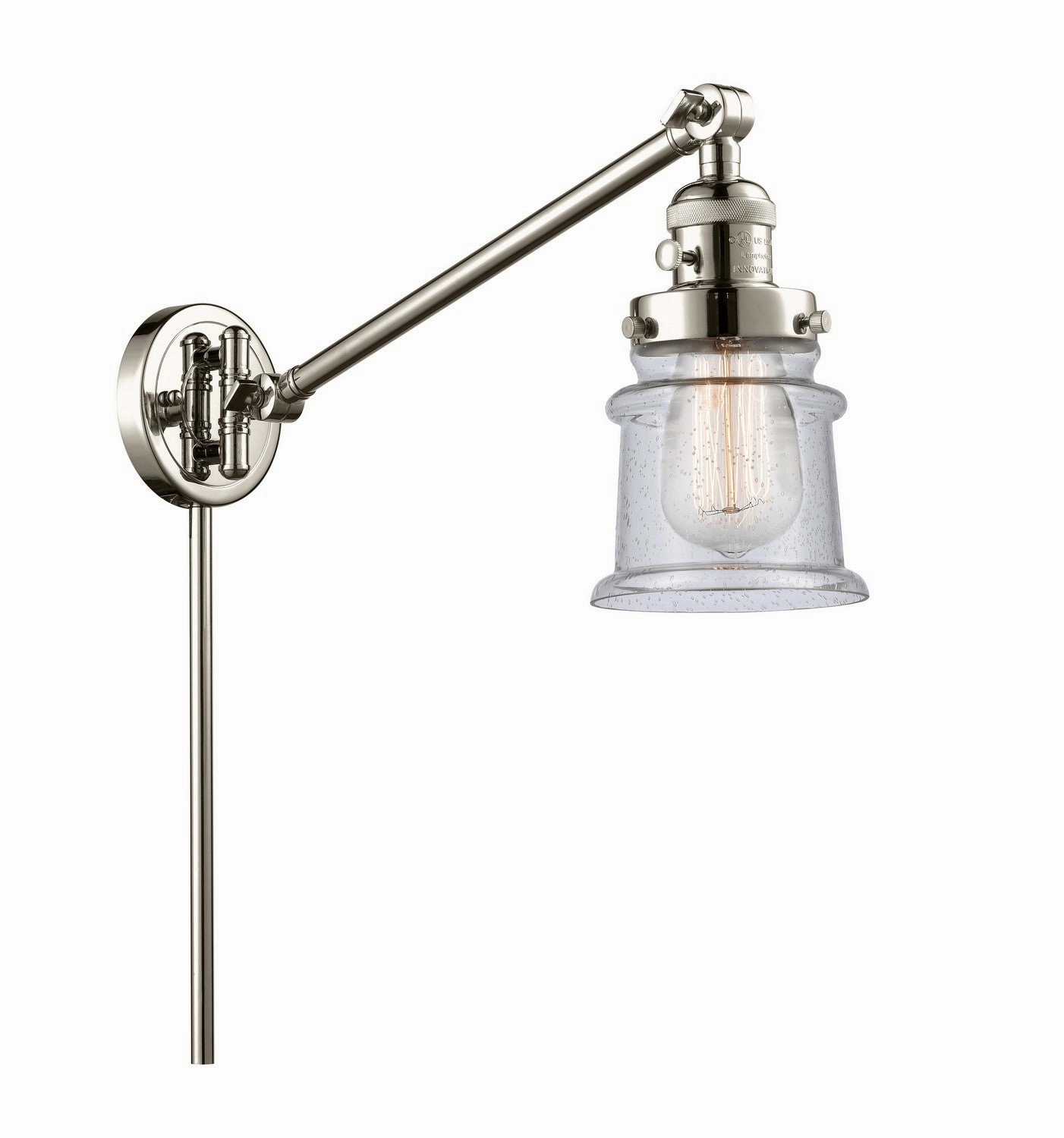 Franklin Restoration LED Swing Arm Lamp Polished Nickel Best Wall Lights online store