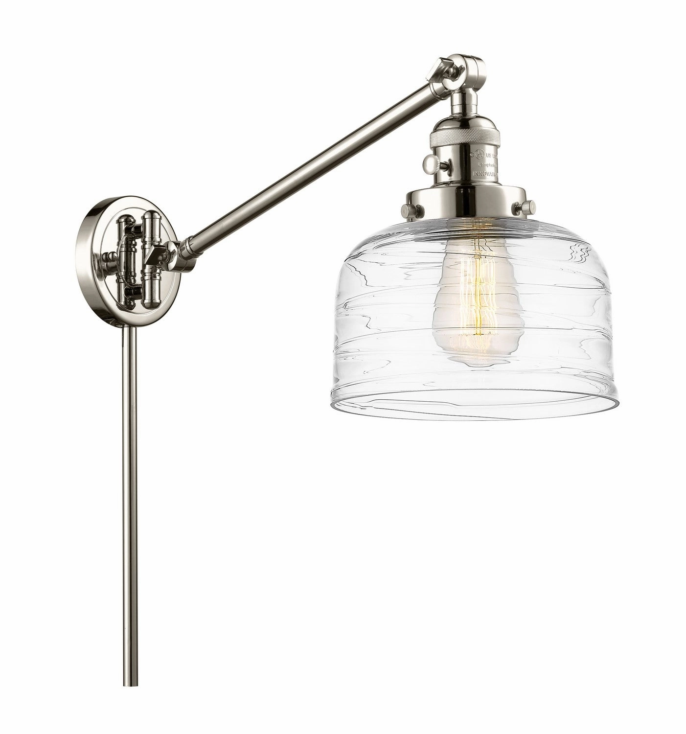 Franklin Restoration LED Swing Arm Lamp Polished Nickel Best Wall Lights online store