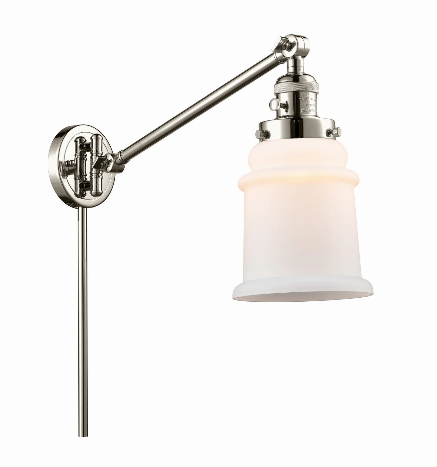 Franklin Restoration LED Swing Arm Lamp Polished Nickel Best Wall Lights online store