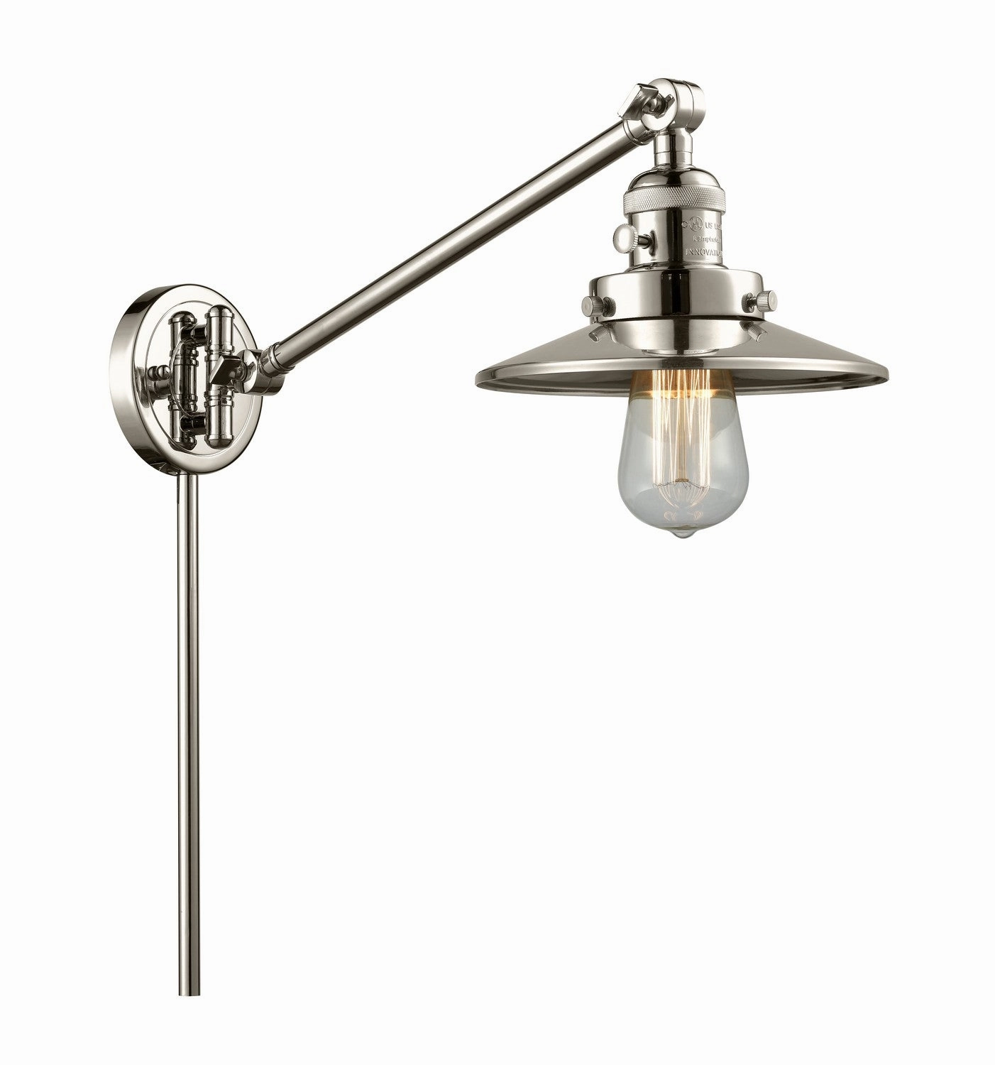 Franklin Restoration LED Swing Arm Lamp Polished Nickel Best Wall Lights online store