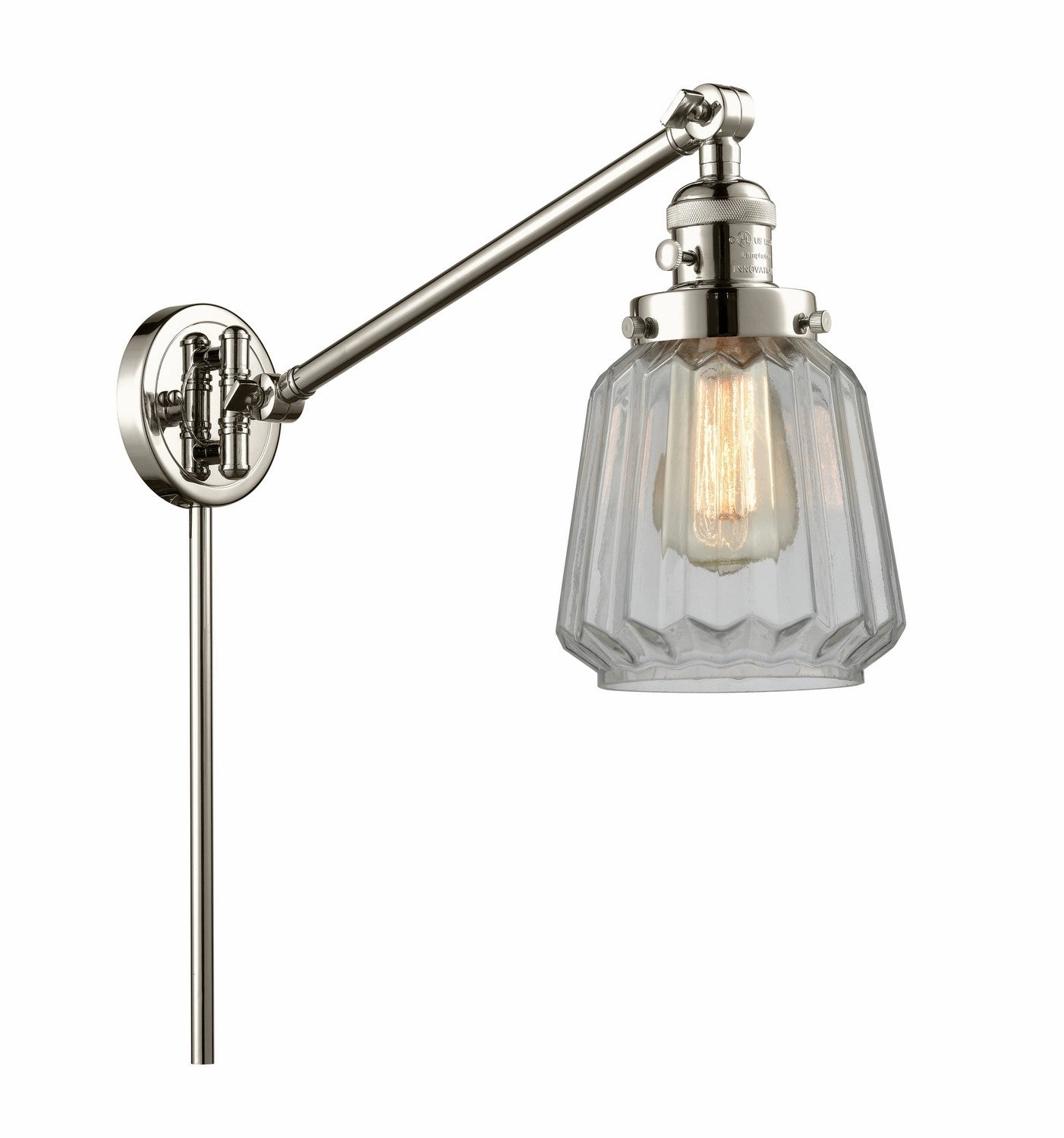 Franklin Restoration LED Swing Arm Lamp Polished Nickel Best Wall Lights online store