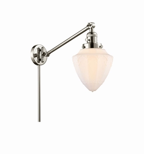 Franklin Restoration LED Swing Arm Lamp Polished Nickel Best Wall Lights online store