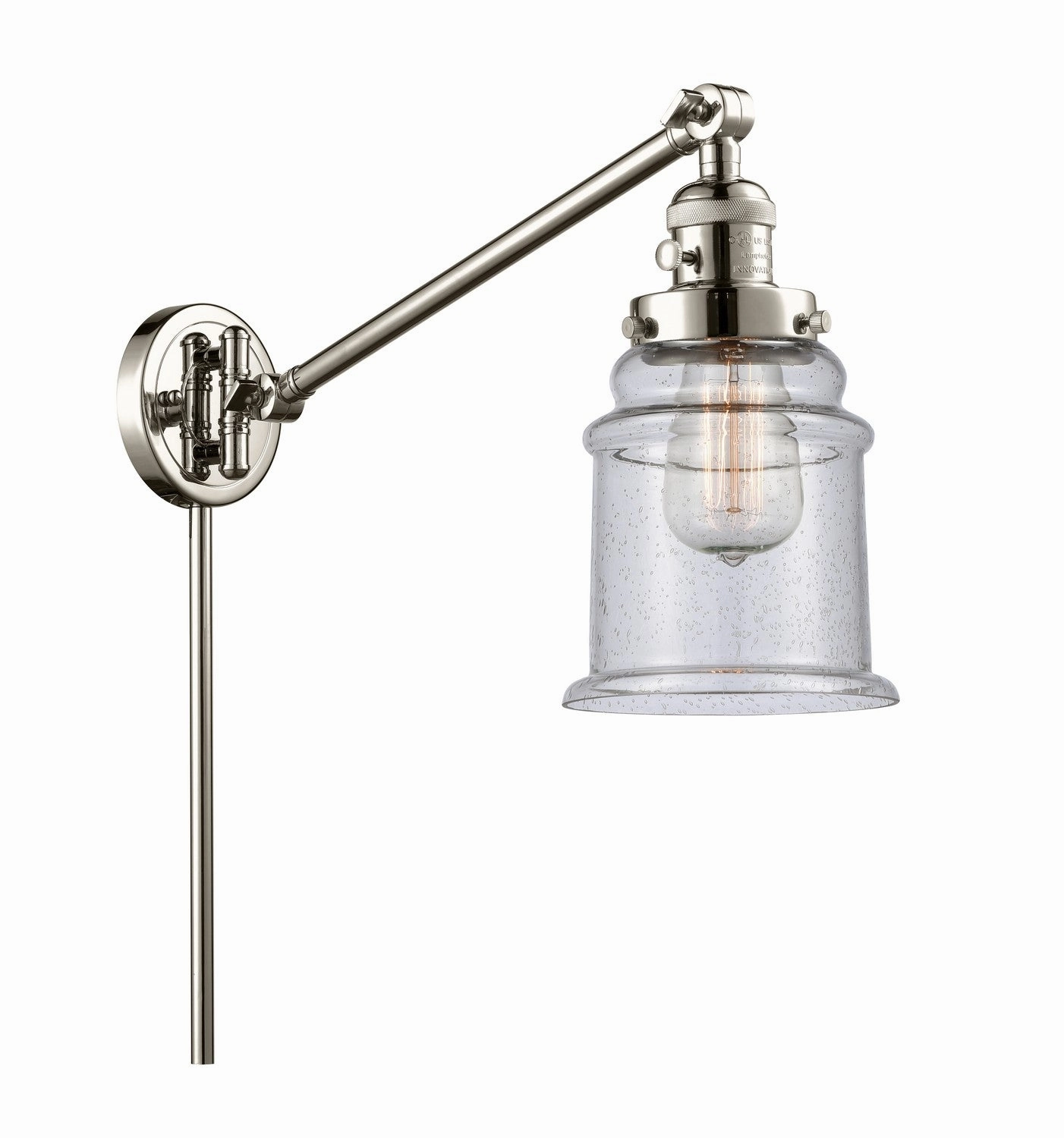 Franklin Restoration LED Swing Arm Lamp Polished Nickel Best Wall Lights online store