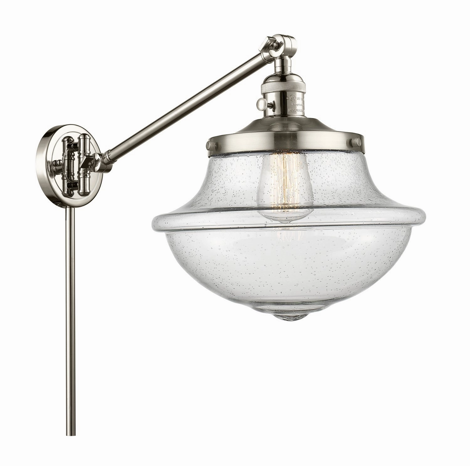 Franklin Restoration LED Swing Arm Lamp Polished Nickel Best Wall Lights online store