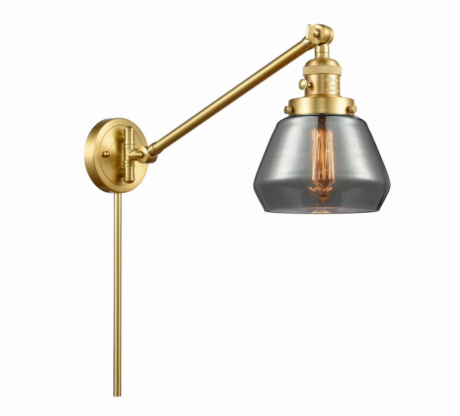 Franklin Restoration LED Swing Arm Lamp Satin Gold Best Wall Lights online store